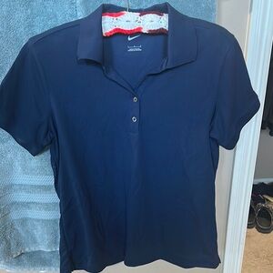 Nike Blue Fitted Button Down Shirt